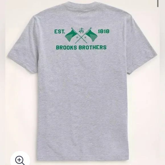Large Brooks Brothers Nautical T-Shirt - Picture 3 of 5